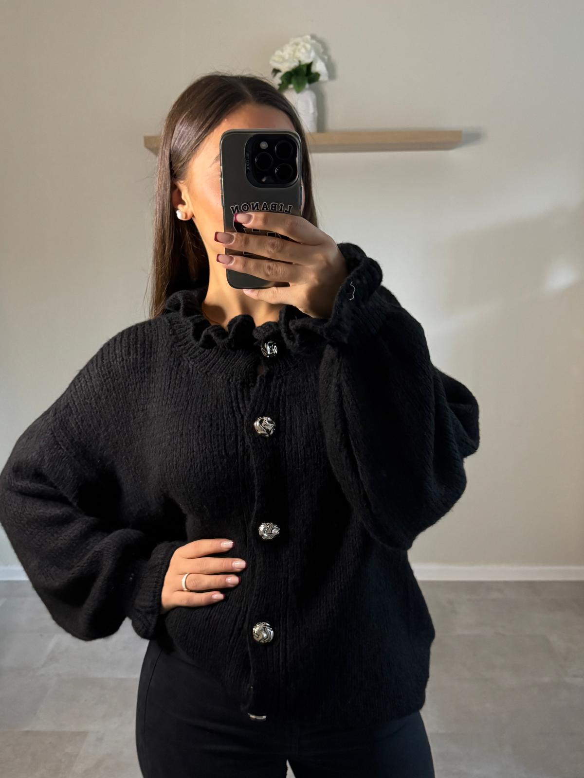 Strickcardigan mit Knöpfen